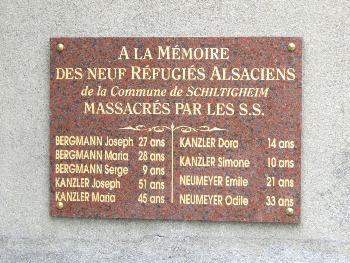 Alsace memorial at Oradour