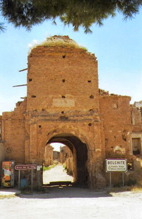 North entrance to Belchite