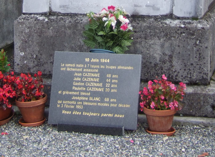 A family memorial in Marsoulas