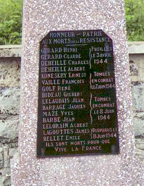 Memorial at Noailles