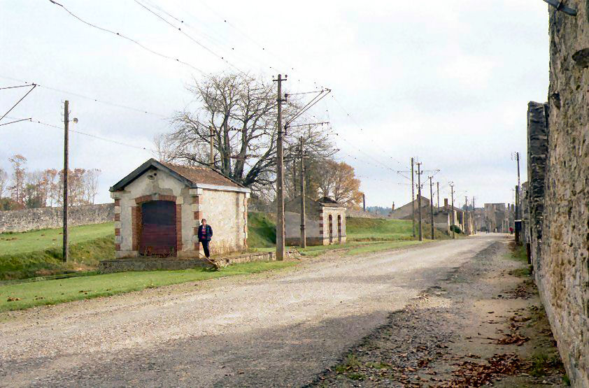 The Tram and Goods Station in Oradour